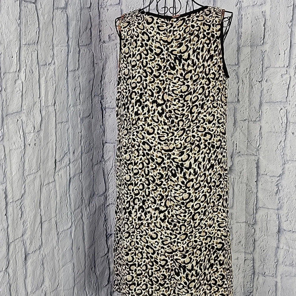 MIXIT Black and Brown Leopard Print Dress Size‎ 6 - Picture 5 of 6